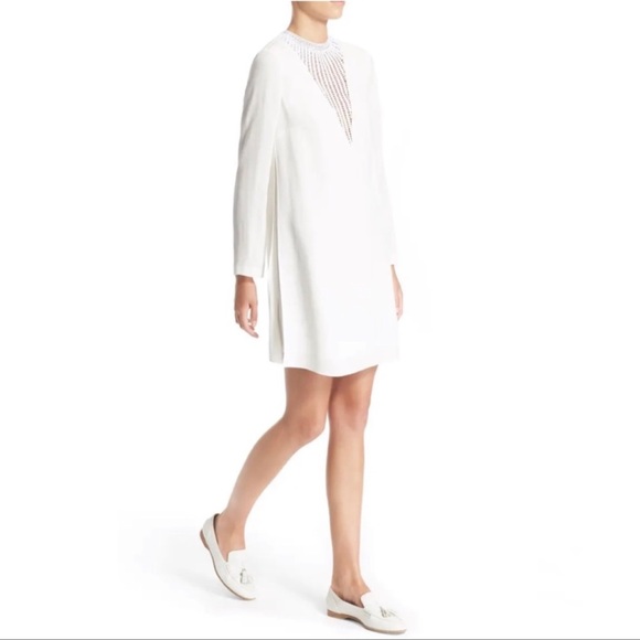 A.L.C. Allie Flare Sleeve shift Dress ivory - Picture 2 of 9